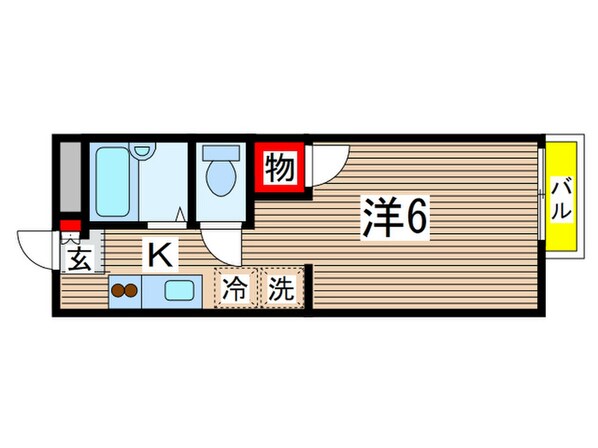 ハイムサンフラワ－の物件間取画像